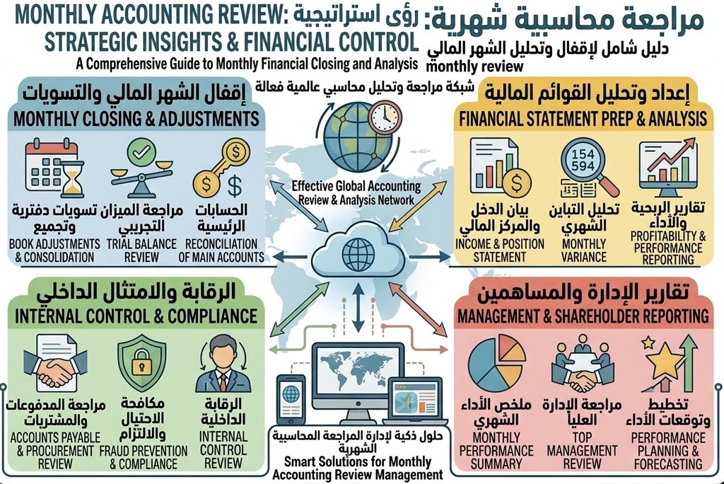 المراجعة المحاسبية الشهرية في الإمارات